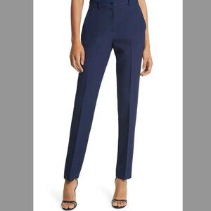 Michael Kors Samantha pintuck pleat ankle pants - navy